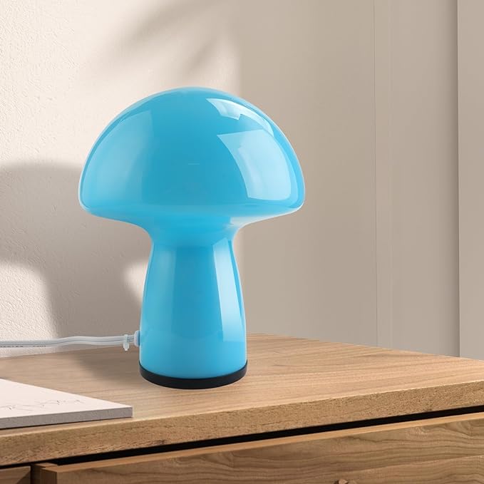 Mushroom Lamp - Sapphire