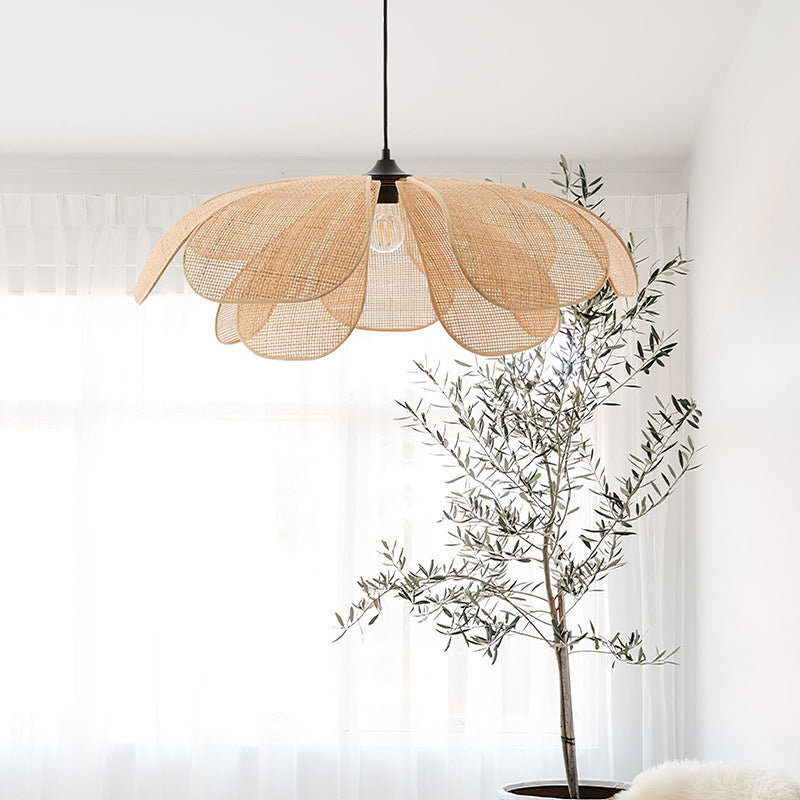 Creative design rattan LED hanging lampshade ceiling light
