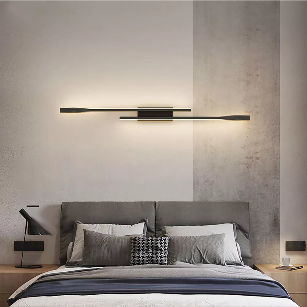 Wall Bedside Lamp - Edison Backplate Light