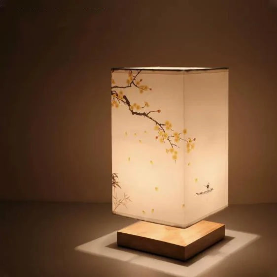 Bedside Lamp - Golden Blossom