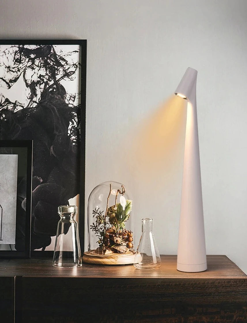 Designer Bedside Lamp - Pillar of Light