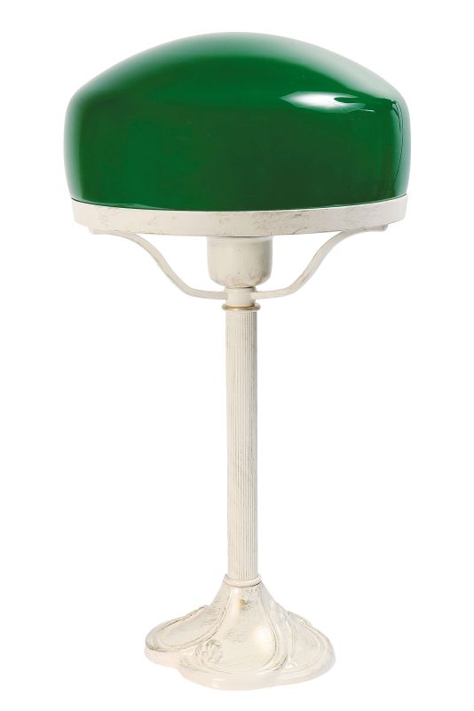 Green and White Mushroom Lamp - Athens