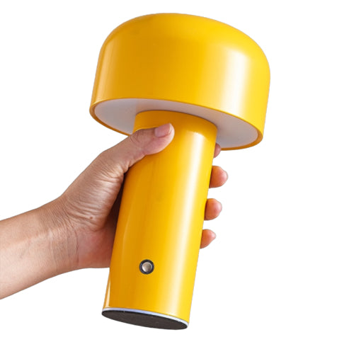 Yellow Wireless Mushroom Lamp