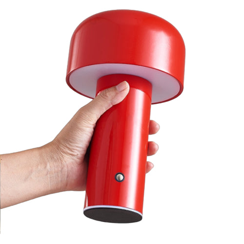 Red Wireless Mushroom Lamp