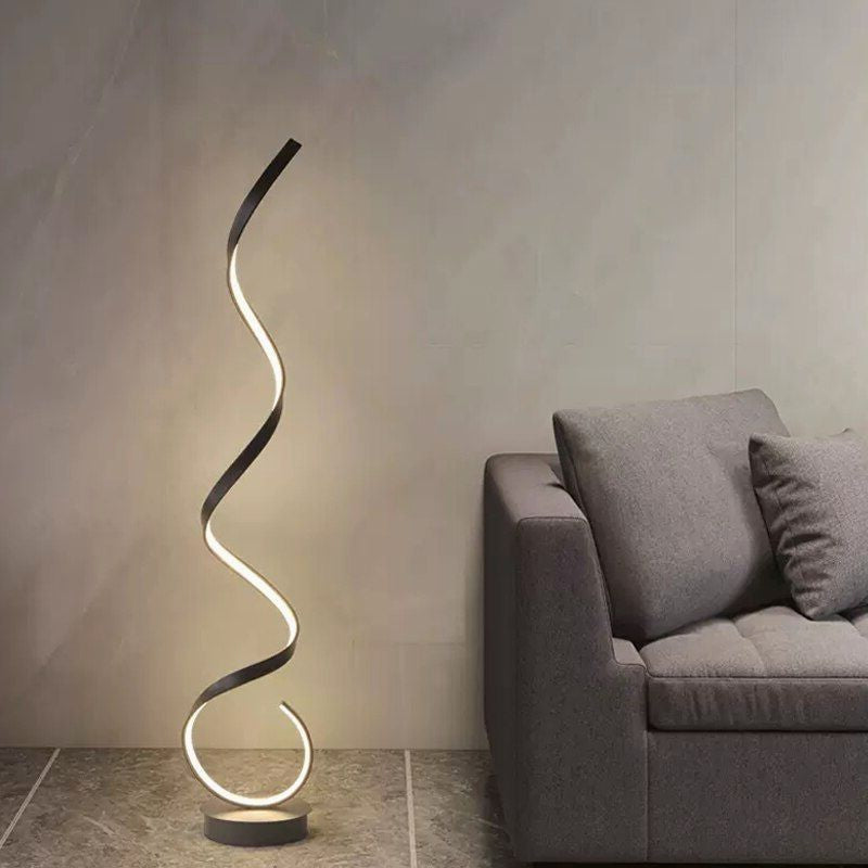 Luminaire sur pied LED flottant au design moderne