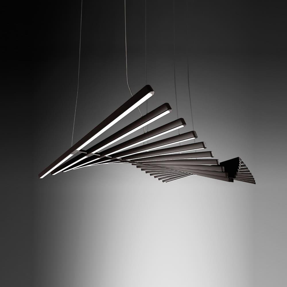Suspension Luminaire - Design - 10 Leds / Noir