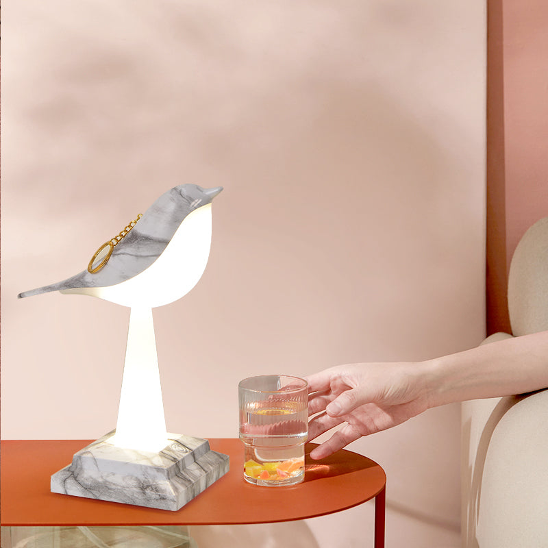 Veilleuse LED oiseau avec capteur tactile - Lampe