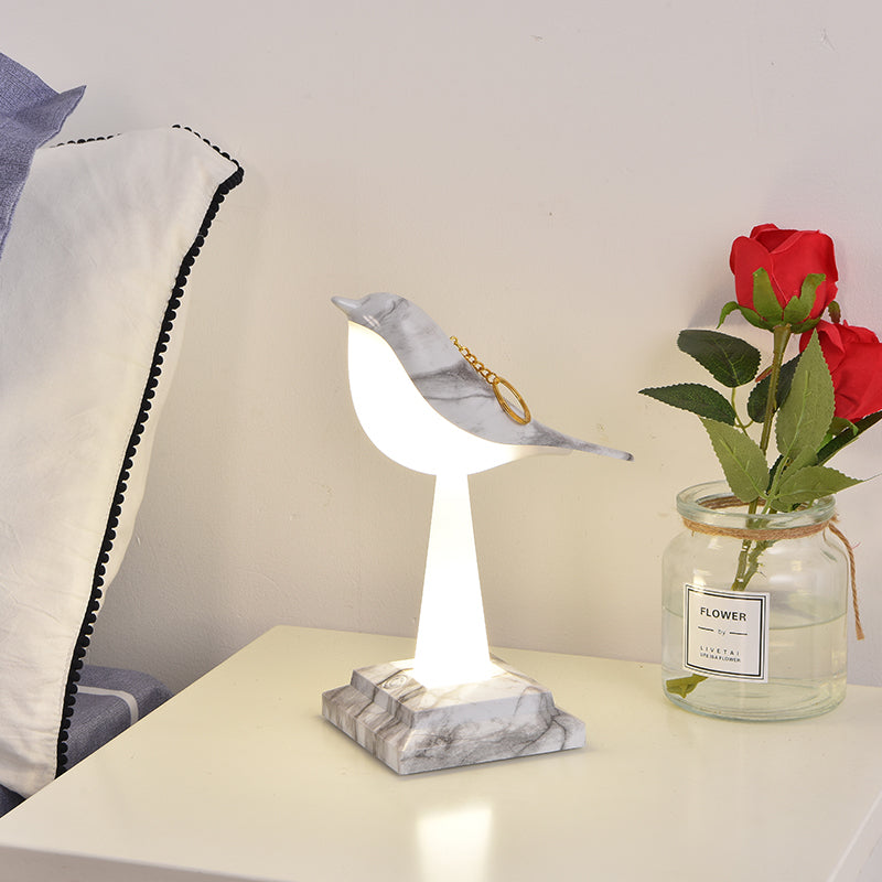 Veilleuse LED oiseau avec capteur tactile - Lampe